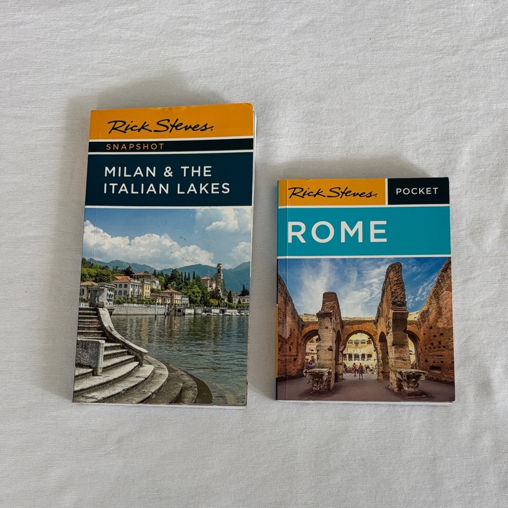 Rick Steves Travel Guide Set - Milan & Rome
